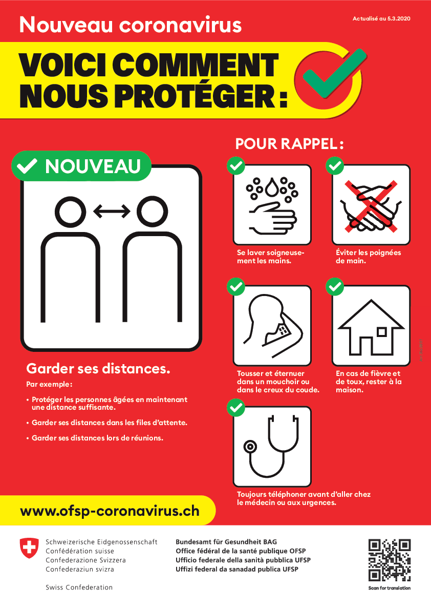 Coronavirus - Informations - Site officiel de la Commune de Lutry - Région de Lavaux - Suisse