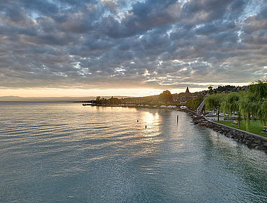 Entre vignes et lac, Lutry offre des points de vue exceptionnels sur la nature et ses jeux de lumière, tout au long des saisons.